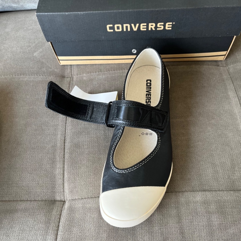 Converse Black Mary Jane Canvas Sneakers - Black - Picture 6 of 6